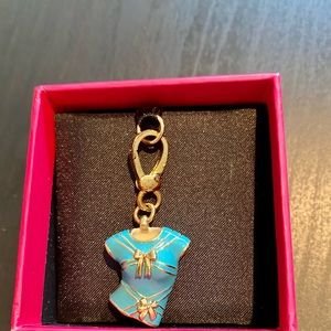❌SOLD❌Juicy Couture Blue Bow Shirt Charm